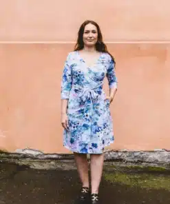 Nakoa Print Wrap Dress Lush