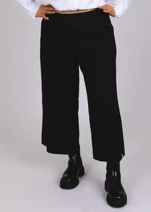 Nakoa Linen Culottes Black