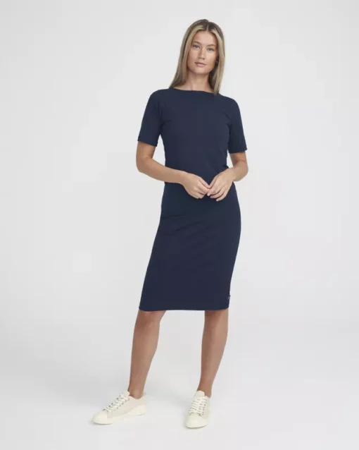 Holebrook Vera Tee Dress Navy