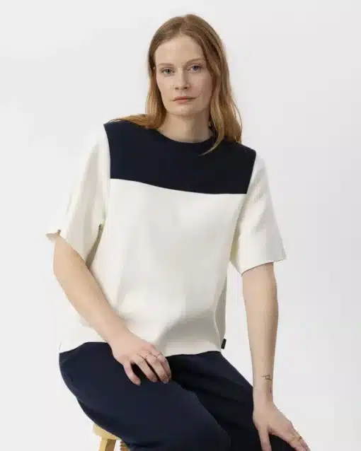 Holebrook Nadja Tee Offwhite/Navy