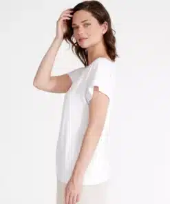 Holebrook Asta Capsleeve Top White