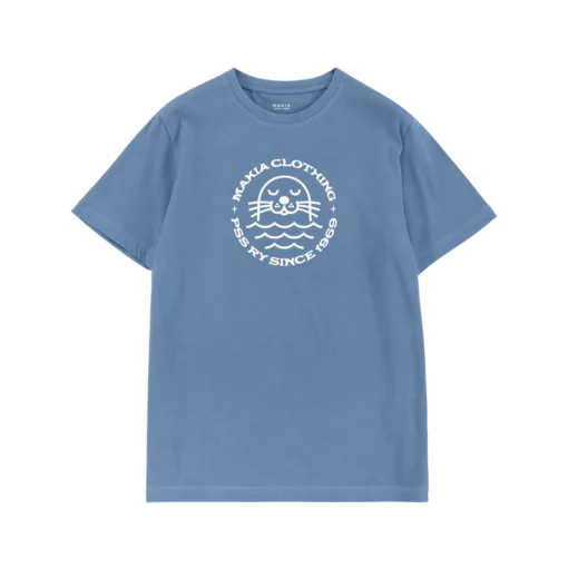 Makia Sandö T-shirt Fog Blue