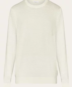 Knowledge Cotton Apparel Vagn Bubble Knit Egret