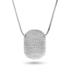 Edblad Amarillo Necklace L Rhodium