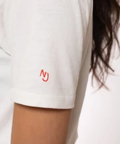 Nudie Jeans Joni Solid T-shirt Offwhite