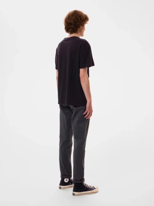 Nudie Jeans Roffe Slub T-Shirt Black