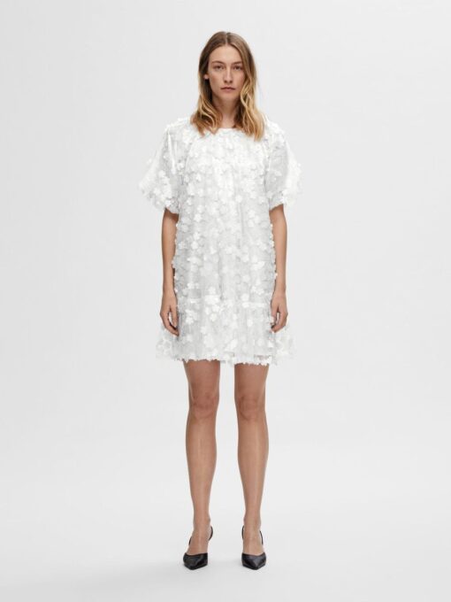 Selected Femme Alberta Dress Snow White
