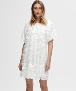 Selected Femme Alberta Dress Snow White