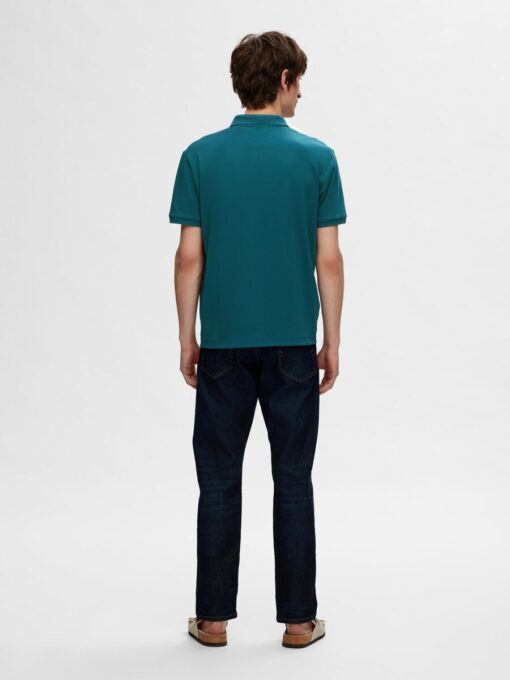Selected Homme Fave Zip Polo Dragonfly