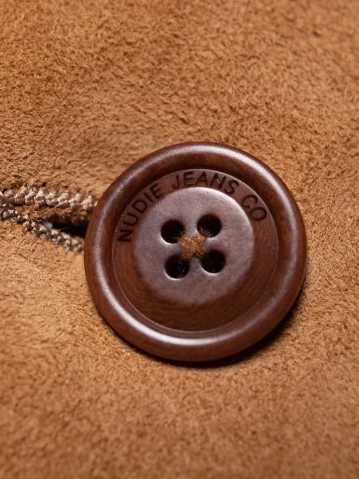 Nudie Jeans Ilse Suede Coat Tobacco