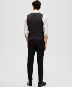 Selected Homme Slim-Liam Waistcoat Black