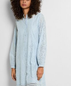 Selected Femme Tatiana Embroidered Dress Cashmere Blue