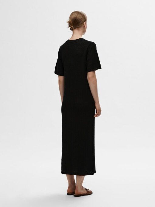 Selected Femme 2/4 Knit Dress Black