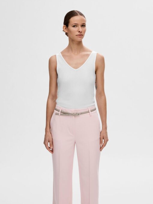 Selected Femme Dianna Top Bright White
