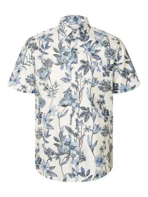 Selected Homme Slimethan Aop SS Shirt Dragonfly