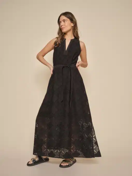 Mos Mosh Paolina Lace Dress Black