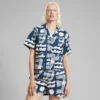 Dedicated Shirt Valje Seagulls Majolica Blue