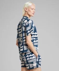 Dedicated Shirt Valje Seagulls Majolica Blue