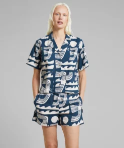 Dedicated Shorts Aspudden Seagulls Majolica Blue
