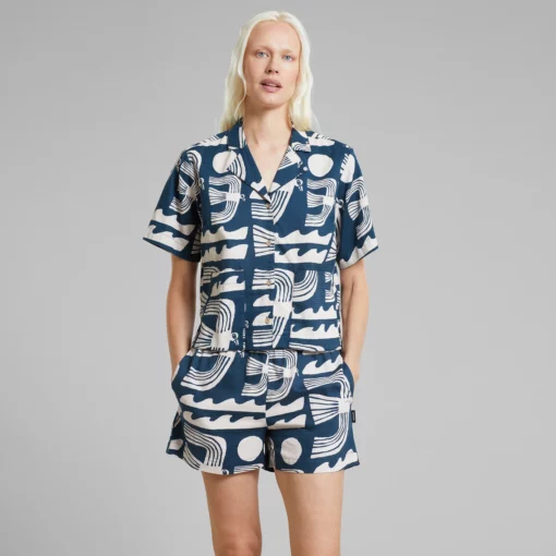 Dedicated Shorts Aspudden Seagulls Majolica Blue