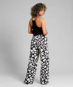 Dedicated Pants Ale Painted Leopard Black