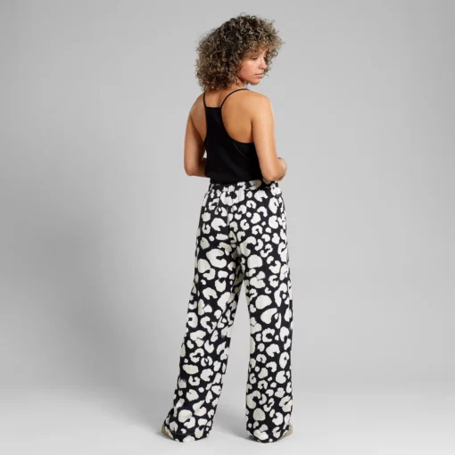 Dedicated Pants Ale Painted Leopard Black