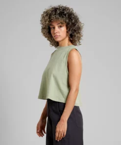 Dedicated Top Namsos Hemp Tea Green