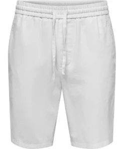 Only & Sons Linus Shorts Bright White