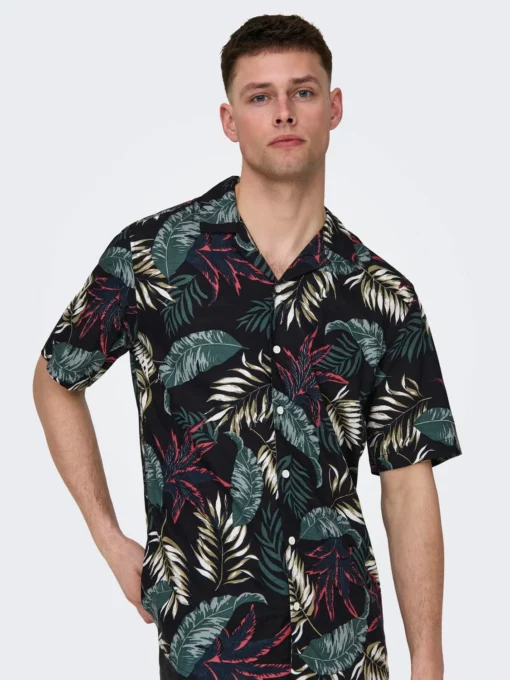 Only & Sons Wayne Life Shirt Black