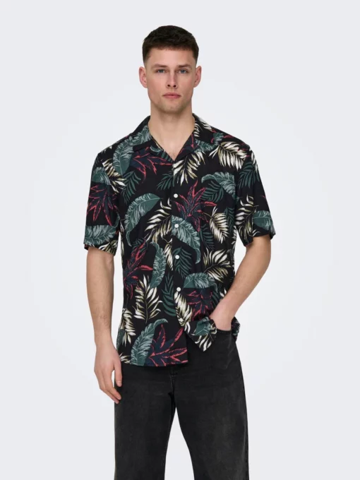 Only & Sons Wayne Life Shirt Black
