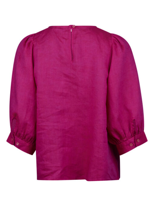 Stenströms Carmen Dark pink Linen Blouse