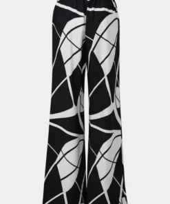 Comma, Palazzo Trousers Black