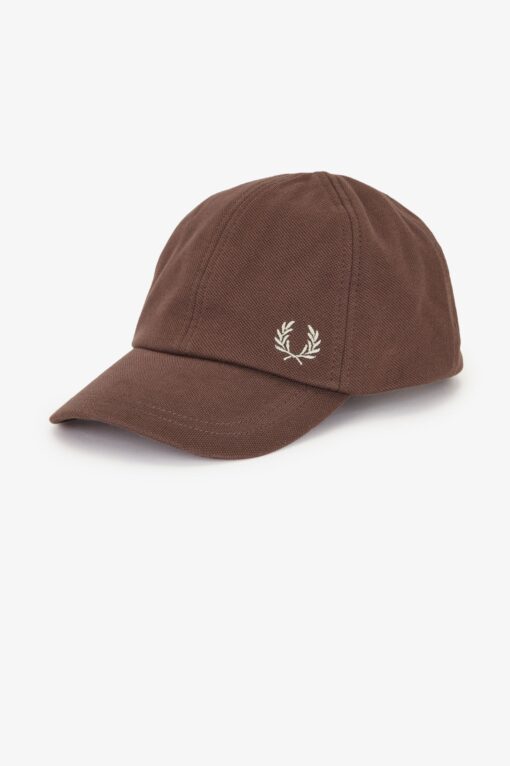 Fred Perry Classic Piqué Cap Carrington Brick / Warm Grey