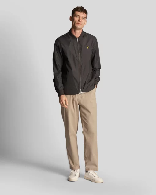 Lyle & Scott Bomber Jacket Gunmetal