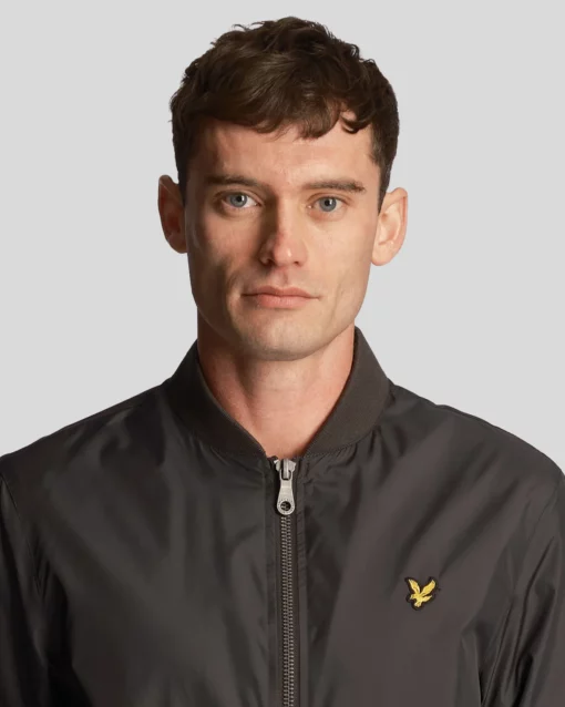 Lyle & Scott Bomber Jacket Gunmetal
