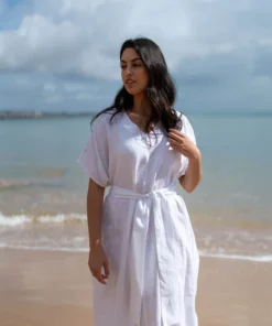 Nakoa Naomi Dress Coconut Milk