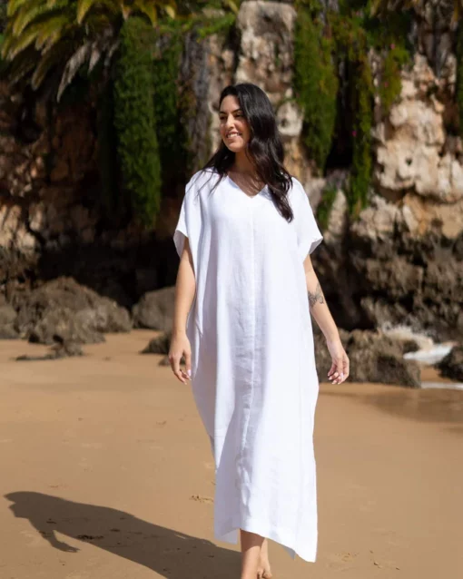 Nakoa Naomi Dress Coconut Milk