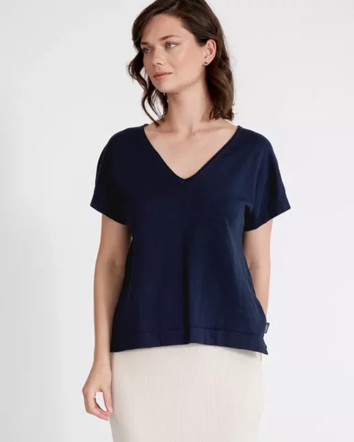 Holebrook Lottie Top Navy