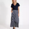 Holebrook Asta Skirt Navy/White