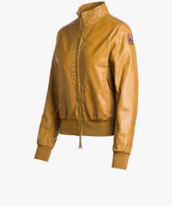 Parajumpers Ettie Leather Jacket Cinnamon
