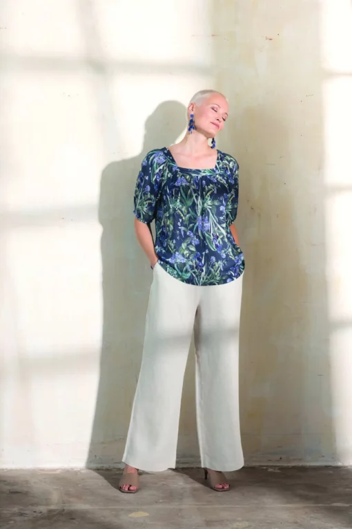 STI Elvi Linen Pants Light Linen