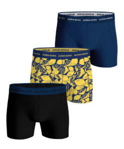 Björn Borg Cotton Stretch Boxer 3-pack Black, Blue, Print