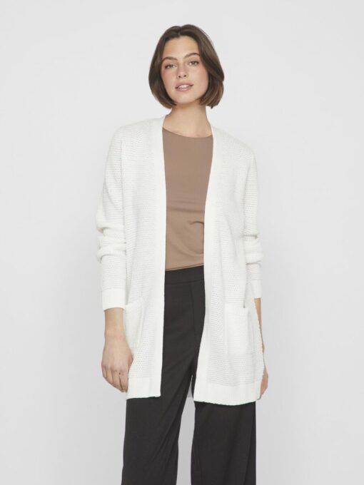 Vila Dalo Knit Cardigan White Alyssum