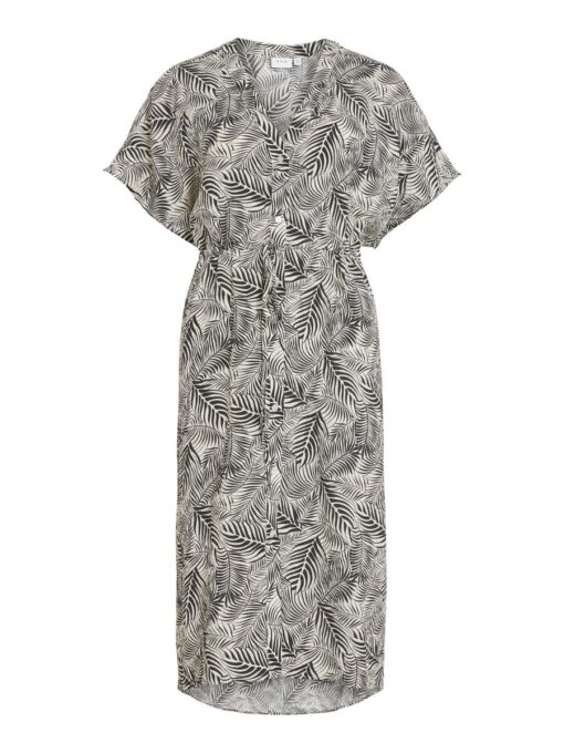 Vila Limia Kiw Midi Dress Eggnog