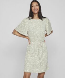 Vila Anik Lipo Dress Swamp Green