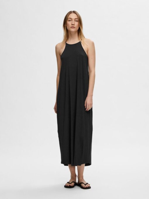 Selected Femme Anola Ankle Dress Black