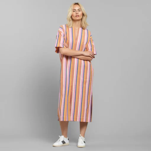 Dedicated Kaftan Skillinge Stripe Multi Color