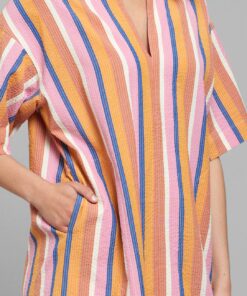 Dedicated Kaftan Skillinge Stripe Multi Color
