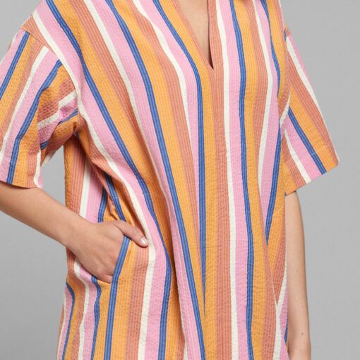 Dedicated Kaftan Skillinge Stripe Multi Color