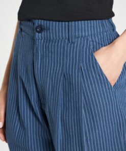 Dedicated Shorts Grundsund Work Stripe Dark Blue